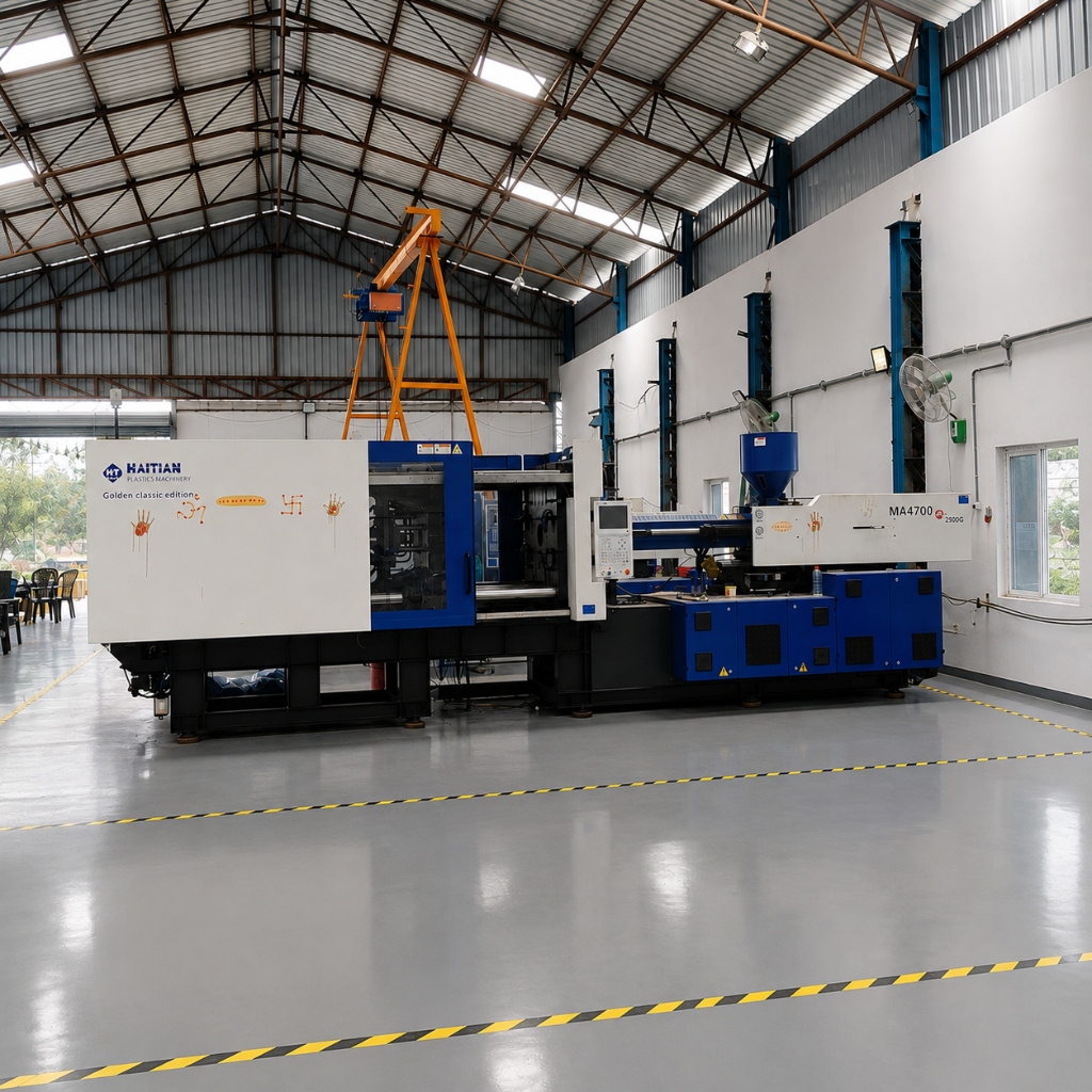 Haitian Plastics Machinery Golden Classic Edition MA4700 in modern VARS factory facility